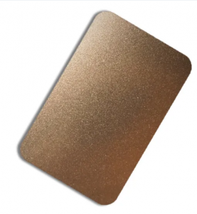 high quality grade 304  sandblast  mirror color  pvd color coating stainless steel sheet