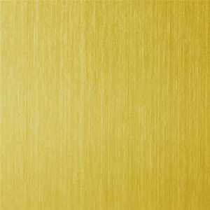 PVD Gold Rose Bronze Color Coating Hairline Brush Finish Decorative Plate 1219x2438mm 0.45mm Cabinet Material 201 Stainless Steel Panel