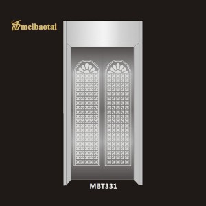 Elevator Door 304 122x244cm Super Mirror Plate