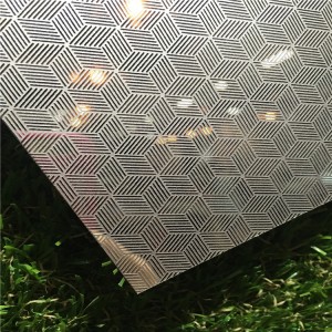 hot sell  3d Embossed Stainless Steel Sheet For Decorative Wall Panel
