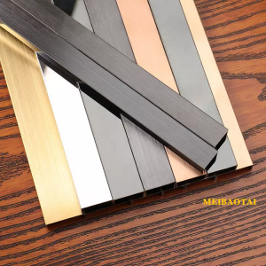 SS304 201 8FT U profile stainless steel Mirror trim tile decoration conner