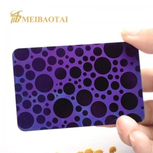 high  quality  etched mirror finish pvd color coating stainless steel sheet