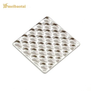 5WL Honeycomb Stamped pvc color coating stainless steel sheet
