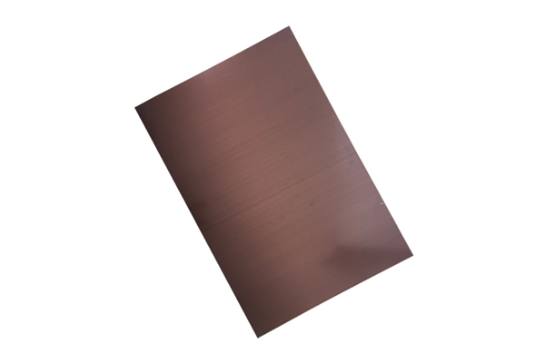 Identification method of stainless steel color decorative plate