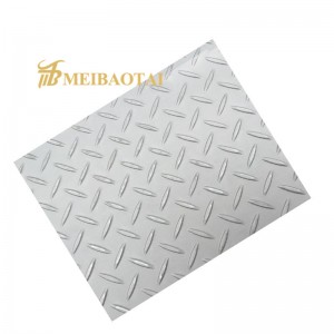 Grade 201 Embossed Sheet Chequered Stainless Checkered Steel Plate