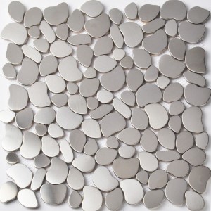 Factory Prices 8*300*300mm Size Golden Stainless Steel Ceramic Mosaic Plate