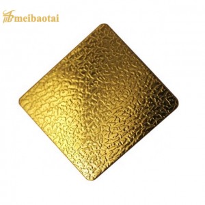 304 201 Emboss Stainless Steel for Table Decorative
