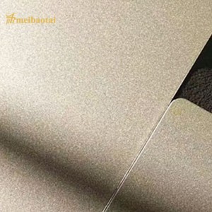 1219X2438mm Sandblasted PVD Color Coating Kitchen Cabinet Material Hotel Wall Decorative Plate Grade 304 201 Stainless Steel Plate