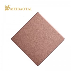 high quality  sandblast pvd color coating  stainless steel sheet decorative  kitchen