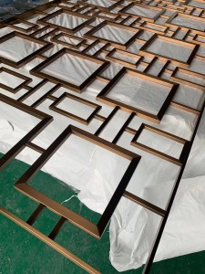 Grade 304 Decorative Metal Wall Panels Room Divider