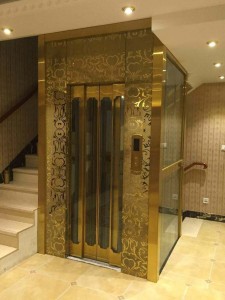 Stainless Steel Colour Etched Embossed Wall Panel Elevator Lift Sheet