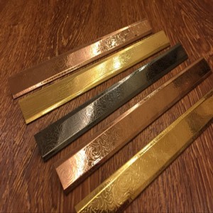 shaped trims u channel for corner transition