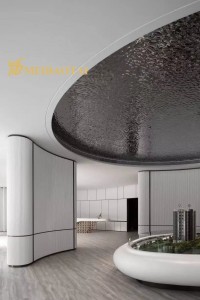 Wall Ceiling Decoration Sheet Mirror Polished Water Ripple Stamped Sheet Grade 304 Stainless Steel Sheet Decoration Sheet
