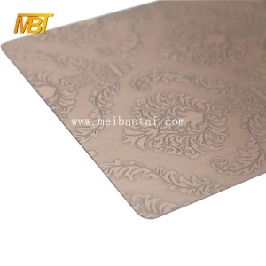 201 bronze hairline metal sheet color steel sheet for european doors