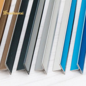 Various Color Stainless Steel Profile T Tile Trim Decorate Profile