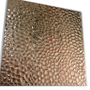 High Quality Golden Color Coating Honey Comb Plate Decoration Plate 0.65mm Thickness Grade 201/304 Stainless Steel Plate