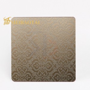 Cold Rolled Embossed Finish Grade 201 Stainless Steel Sheet