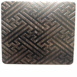price of 1kg bronze black bronze etched steel sheet