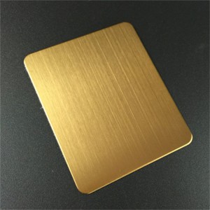 copper hairline bronze steel sheet