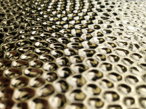 High Quality Golden Color Coating Honey Comb Plate Decoration Plate 0.65mm Thickness Grade 201/304 Stainless Steel Plate