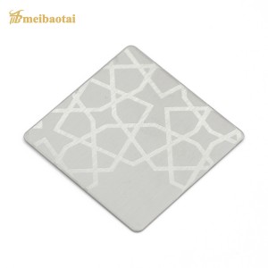 Etch Stainless Steel Plate Elevatori Decorative Sheet