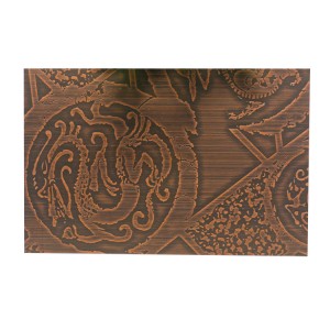 Lamiera di acciaio inox 201/304 finitura bronzo