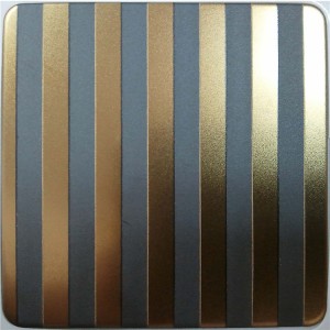 black sandblasted inox