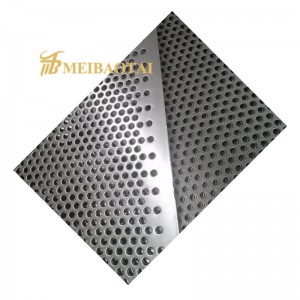 Grade 304 Stainless Steel Perforated Metal Sheet for Decoration