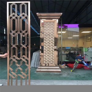 decorative screen partition stainless steel color plate