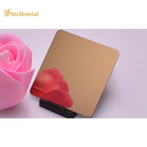 Decoration Ss 304 Color Mirror Finish , EN Standard 304l Stainless Steel Plate