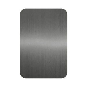 PVD Rose Golden Black Hairline Brush NO4 Plate 1219x2438mm 0.65mm Grade 201 Stainless Steel Plate Decorative Luxury Wall Plate for Hotel Elevator Lift Plate