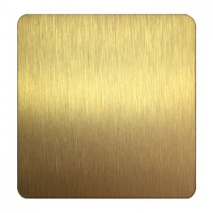 Grade 304 201 HAIRLINE PVD COATING STAINLESS STEEL SHEET