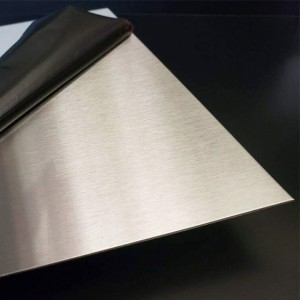 High Quality Silver Hairline Design Decoration Sheet 0.65mm Thickness Four Feet Grade 201/304 Stainless Steel Sheet