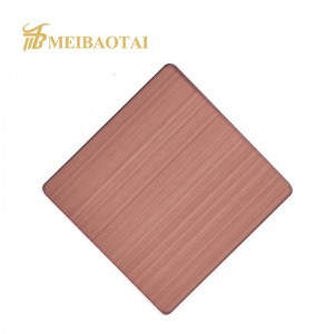 Factory Price Hairline Finish Stainless Steel Sheet
