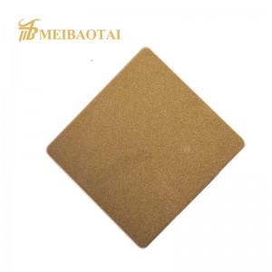 grade 304 sandblast pvd color coating stainless steel sheet decorative plate
