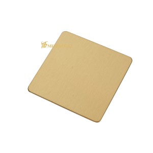 Hairline Brush Finished SS Decorate Sheet with Various Color Plating Four Feet