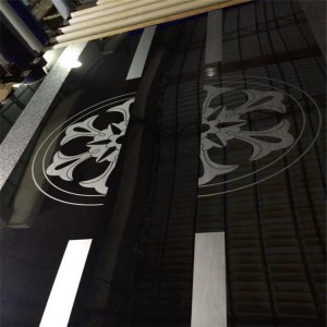 High Quality 304 Grade Stainless Steel Decoration Sheet Etching Mirror Design 0.95mm Thickness Elvator Lift Cabinet Decoration Sheet