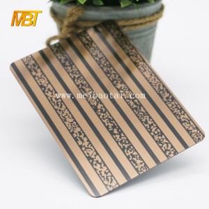 Bronze Color 201 3d wall plate decorative sheets