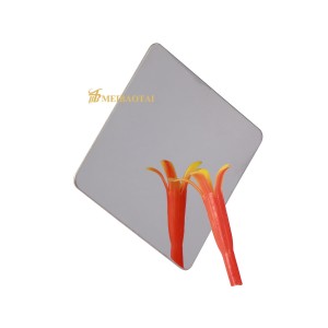 Mirror Super Mirror Surface Four Feet 0.55mm Thk 201 J1 J2 Stainless Steel Decorative Plate
