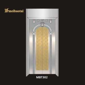 Mix Golden Silver Mirror Brush Design Etching Plate Elevator Lift Plate 304 Stainless Steel Sheet Export to Dubai
