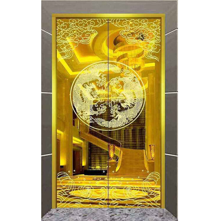 stainless steel elevator door