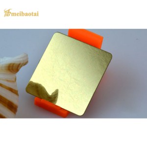 Customized Color Coated Hairline Stainless Steel Sheet Per Piece for Decoration