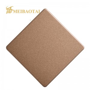 Hot Sale 4*8 Feet Sandblast Stainless Steel Sheet For Kitchen Decoration