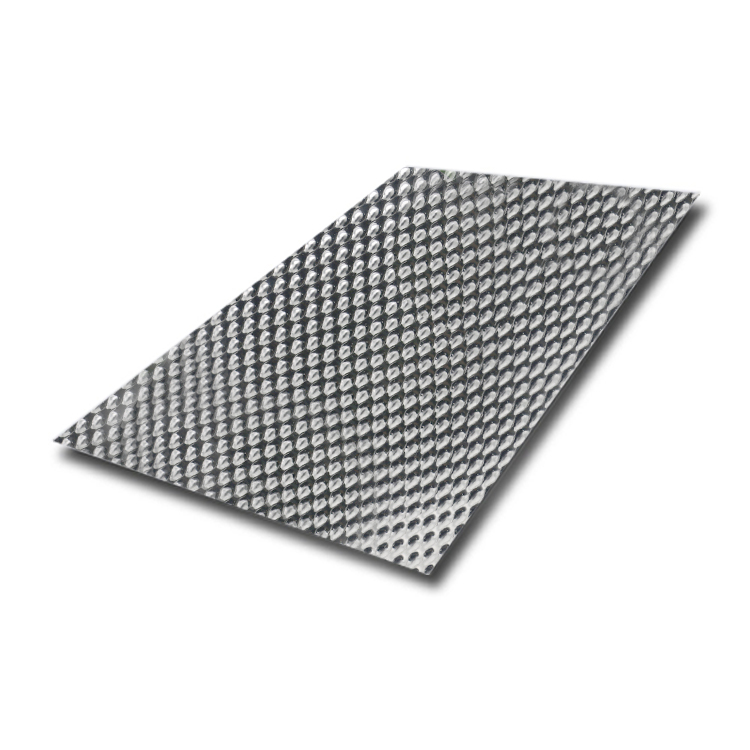 6WL Design Silver Mirror Metal 201 SS Sheet