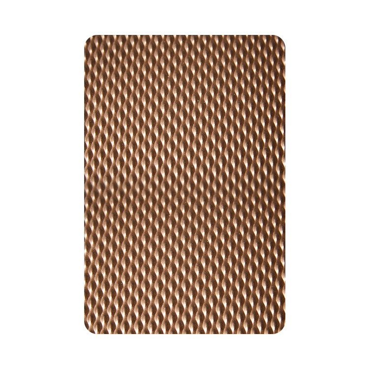 6WL Pattern PVD Color Stainless Steel Sheet Metal Plate