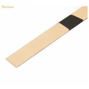 Rose Black Color Flat Shape 304 Stainless Steel Profile