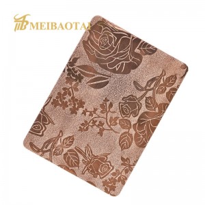 Grade 201 304 Embossed Stainless Steel Sheet Foshan Productions Low Price