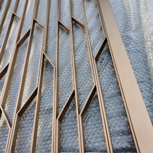 Interior Decoration Partition Laser Cutting Design Customized Size Grade 304 Stainless Steel Material Room Divider Partition