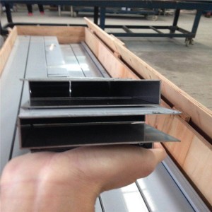 Cold formed 304 Grade Stainless Steel U Channel decorative sheet metal panels