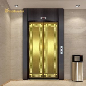 PVD Golden Color Coating Elevator Lift Decorative Plate